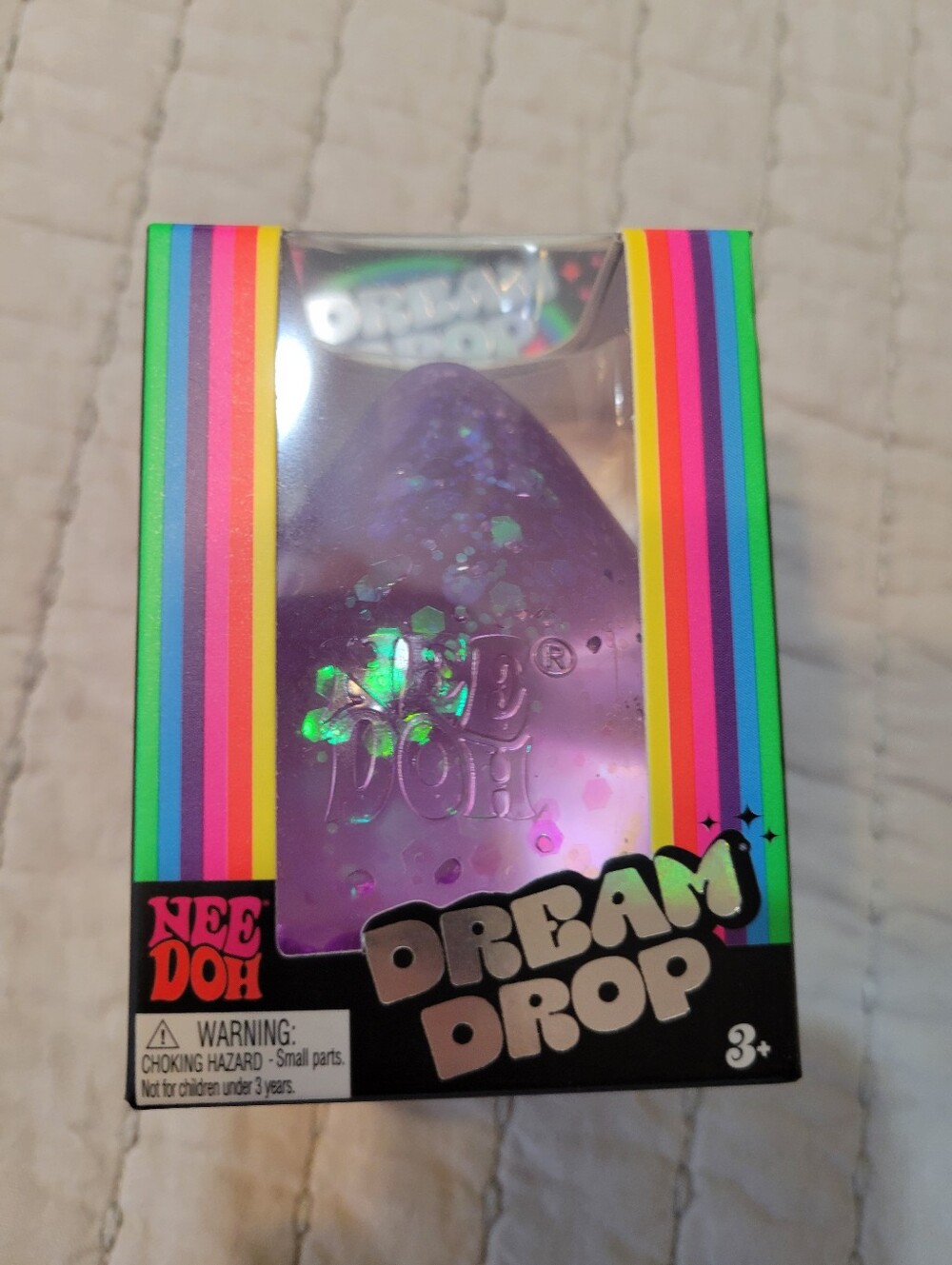 Schylling Needoh Dream Drop Purple Sparkle- New- Authentic